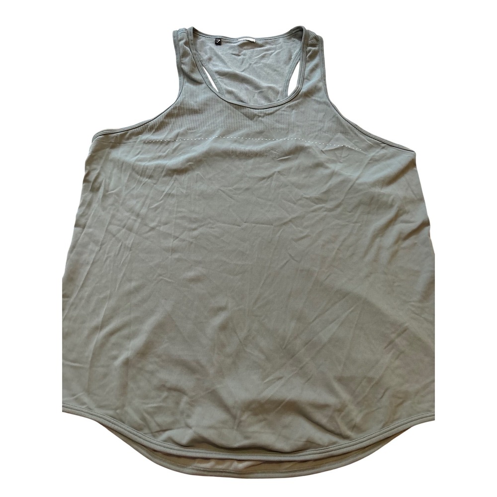 Gymshark Seamless Racerback Tank Top Green Women's Workout Athletic Size M